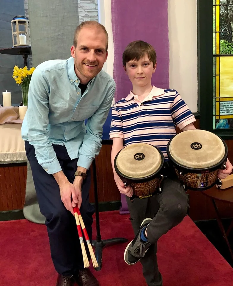 John and student Isaac S