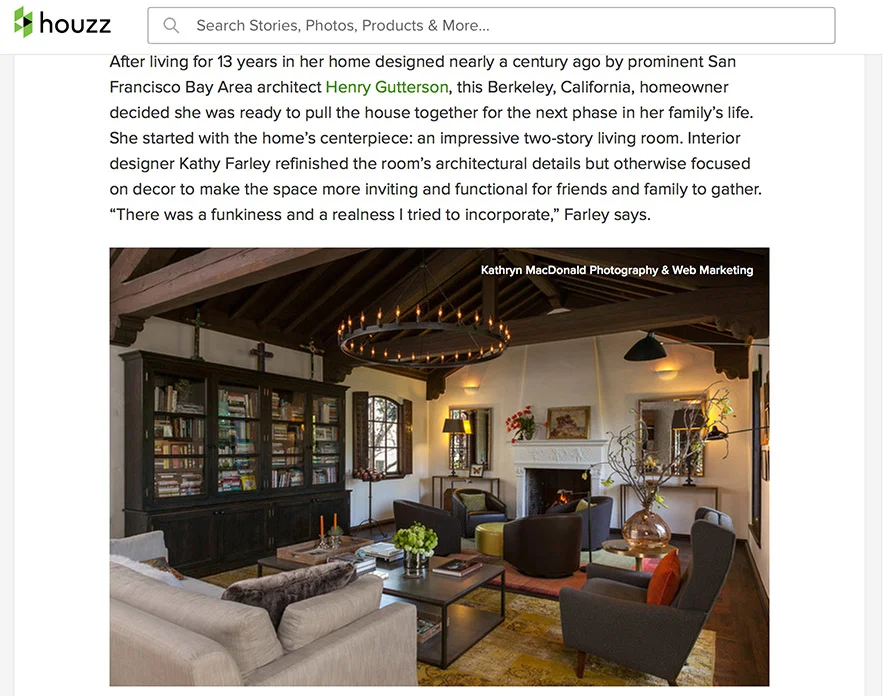 A snippet of the feature story about this Henry gutterson architectural gem in the berkeley hills.