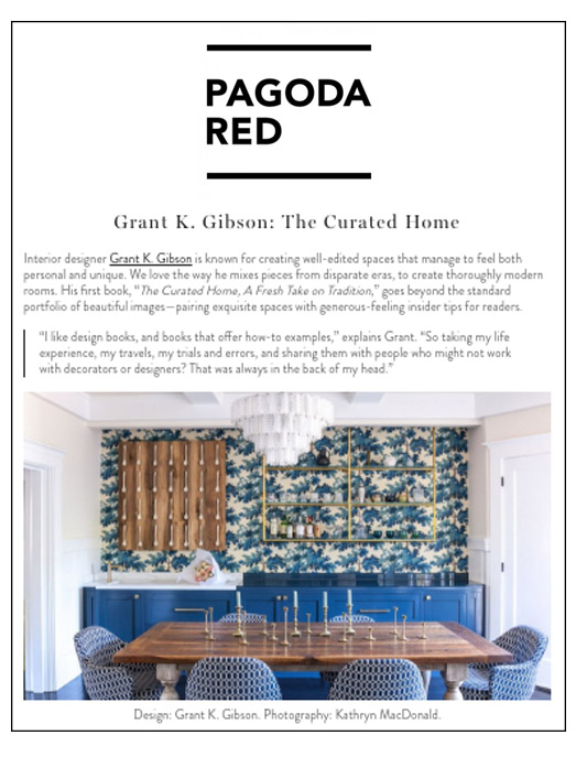 Pagoda Red online article featuring Grant K. Gibson with photography by Kathryn MacDonald