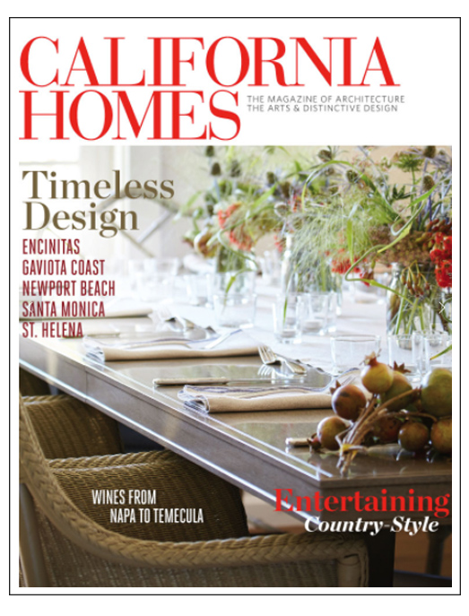 California Homes December 2017 issue featuring Allison Caccoma with photography by Kathryn Macdonald Photography