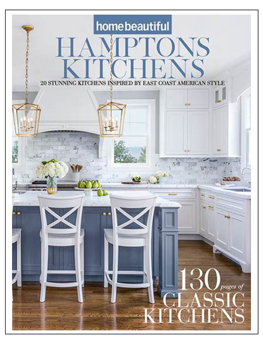  House Beautiful Hamptons Kitchens issue featuring Christine Sheldon Designs with photography by Kathryn MacDonald Photography 