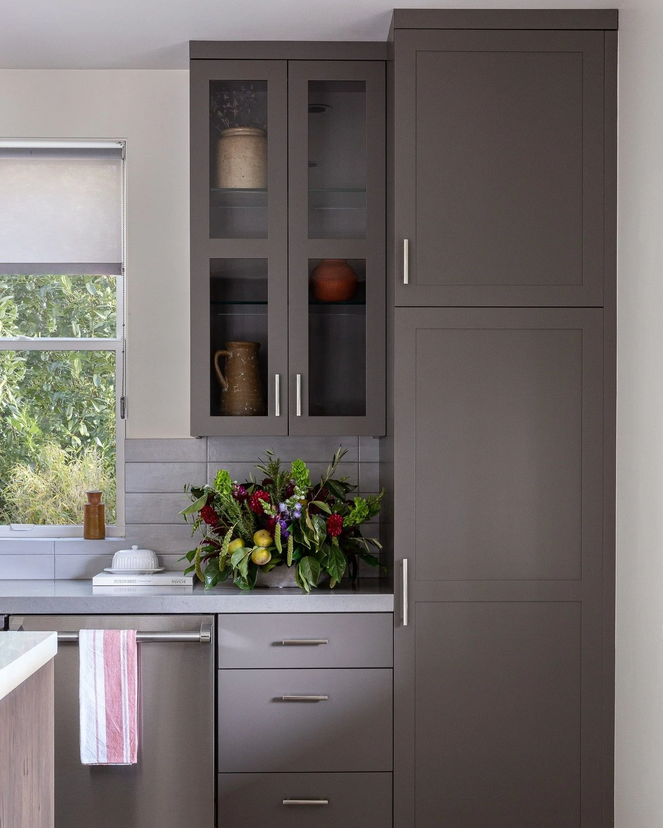 Sonoma detail with enviable storage | design @chromeandclay 
#interiorphotography
#interiorphotographer
#interiordesignphotography
#bayarearemodeling
#bayareainteriorphotographer
#bayareainteriordesignphotographer
#interiordesignphotographer
#kitchen