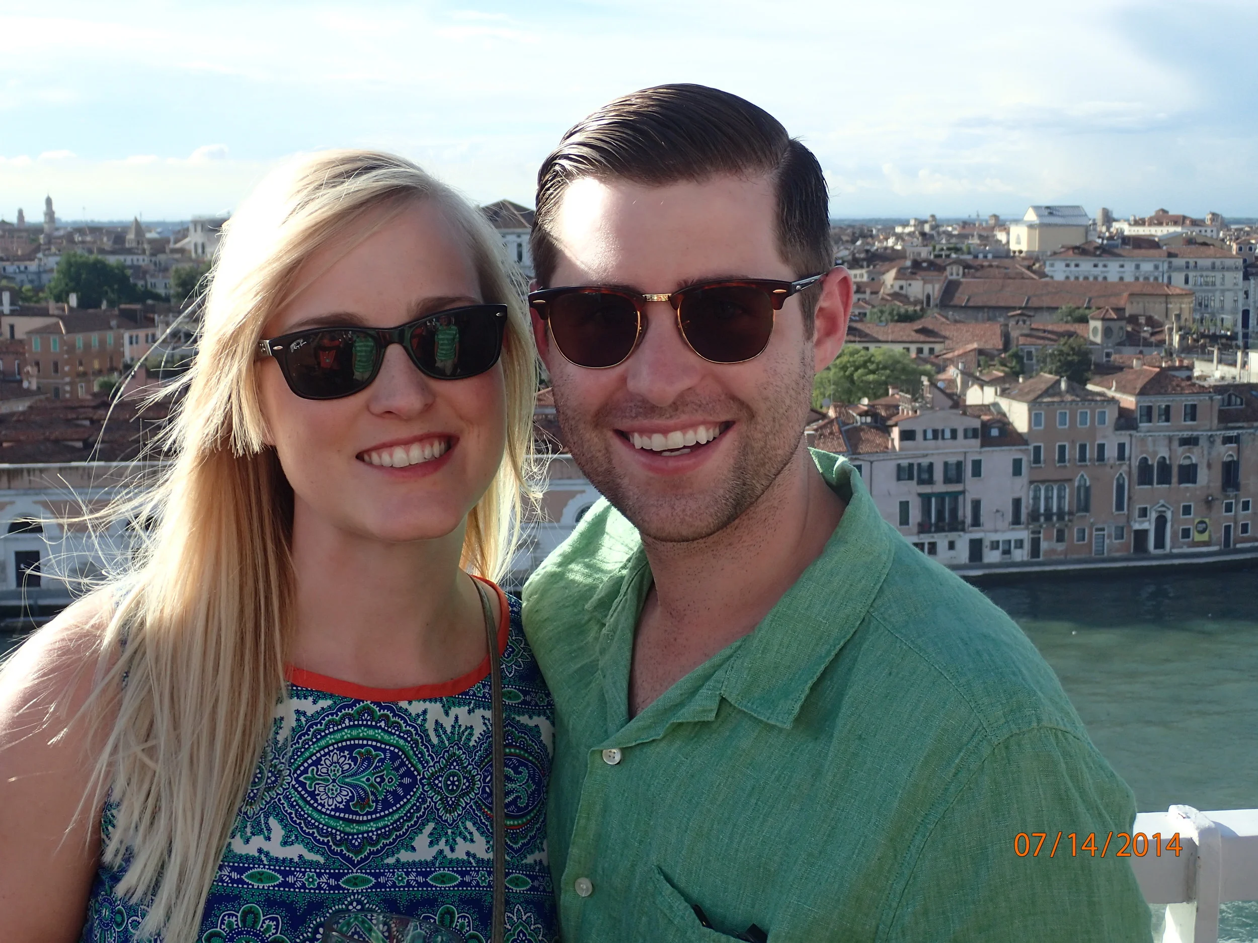 We cruised by Venice.