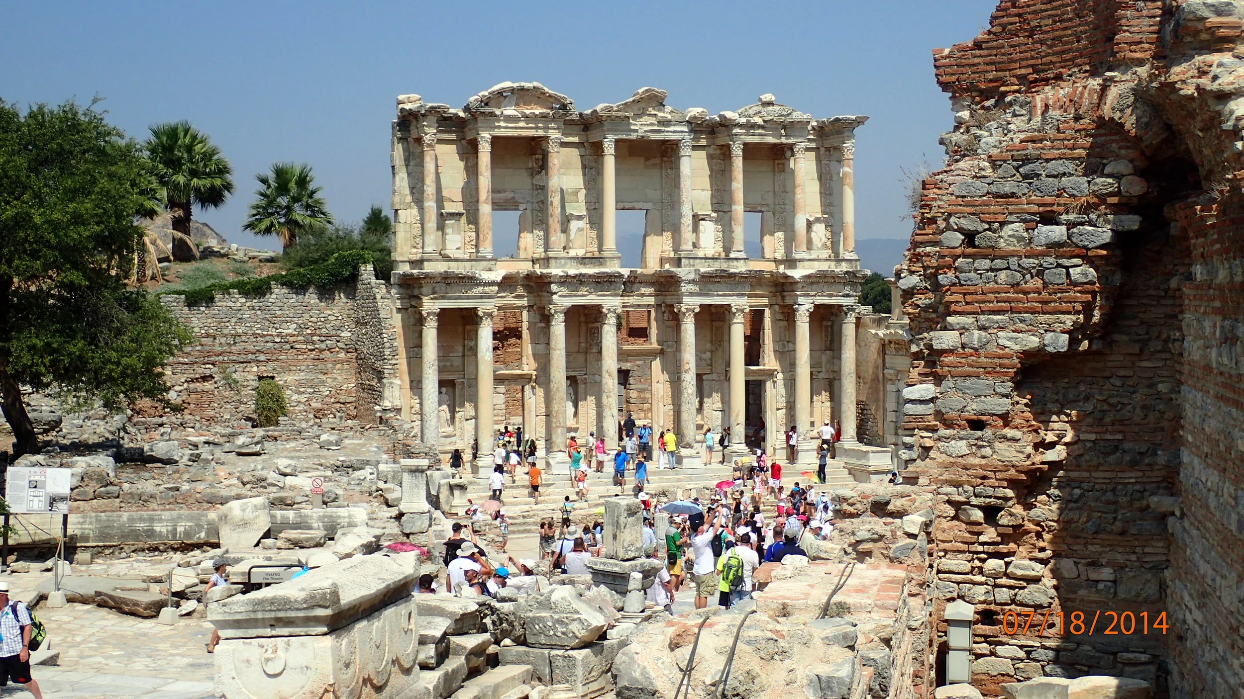 We visited Ephesus, one of the oldest civilizations on earth.