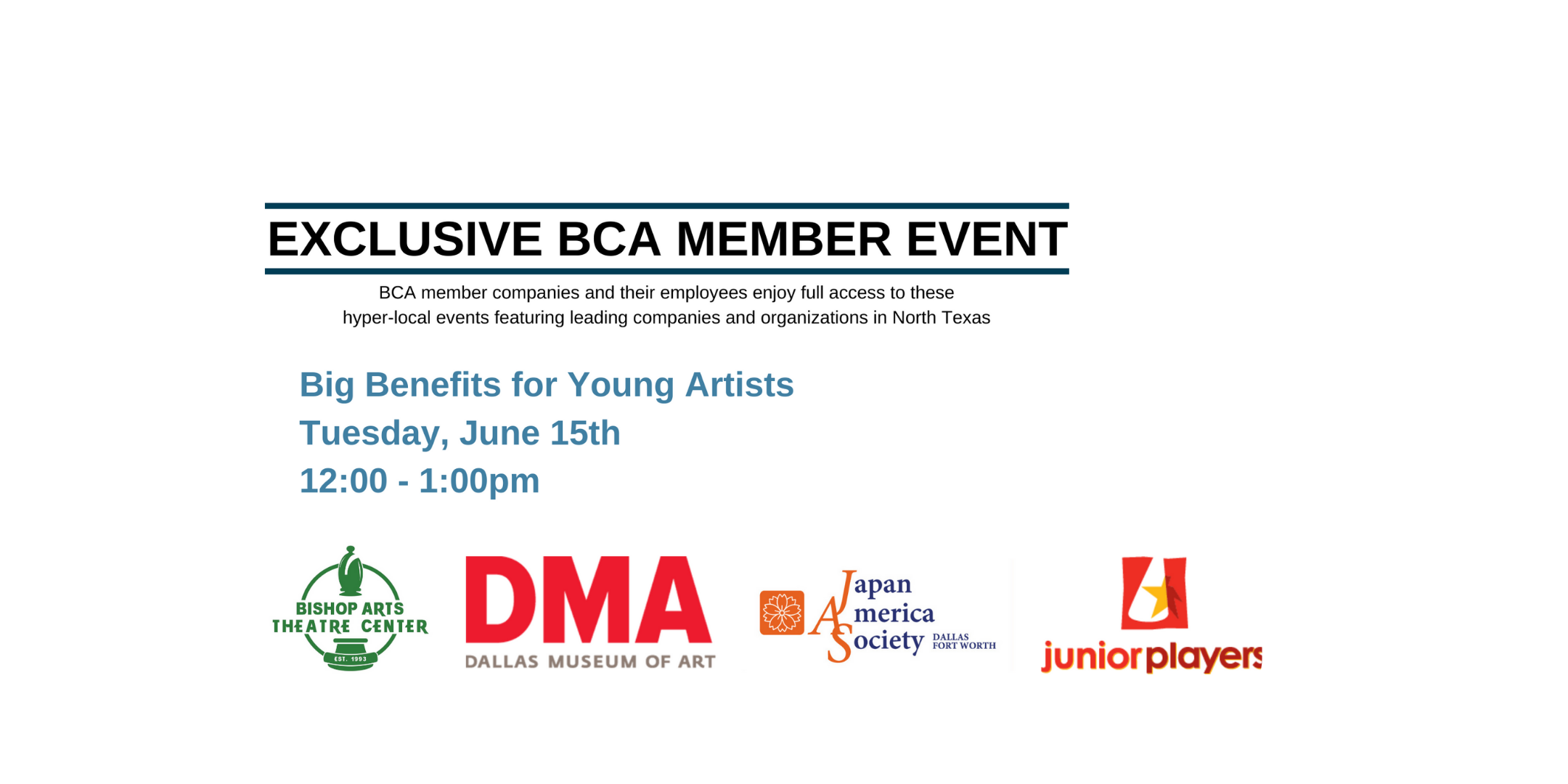 Member Event - Big Benefits for Young Artists