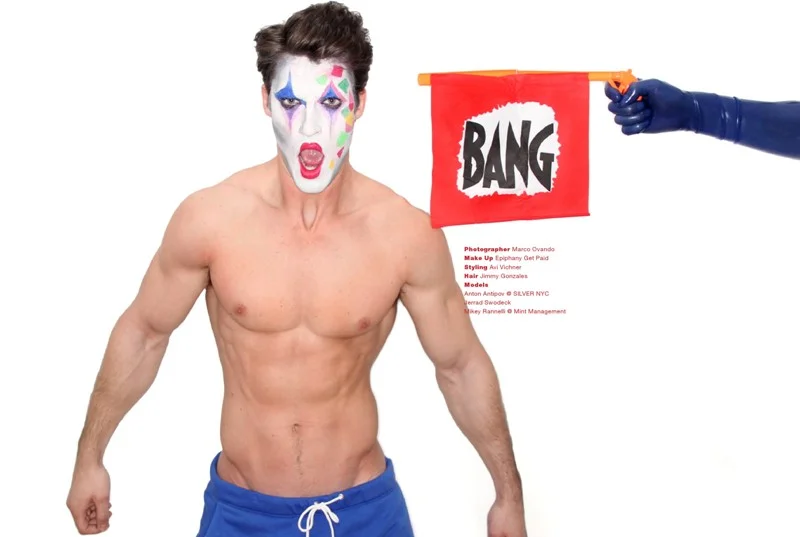 Anton Antipov, Jerrad Swodeck & Mikey Rannelli in “BANG” for ADON Magazine issue 3 By Marco Ovando 
