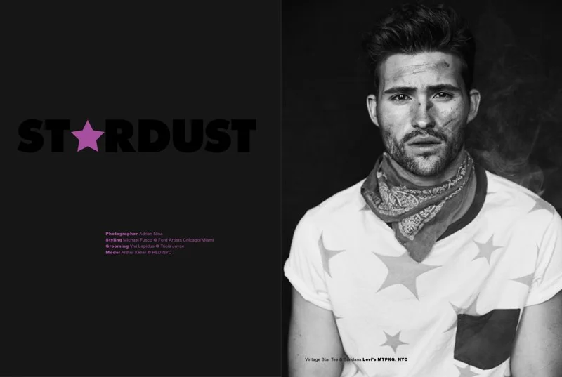 Arthur Keller in Stardust for ADON Magazine issue 3 By Adrian Nina 