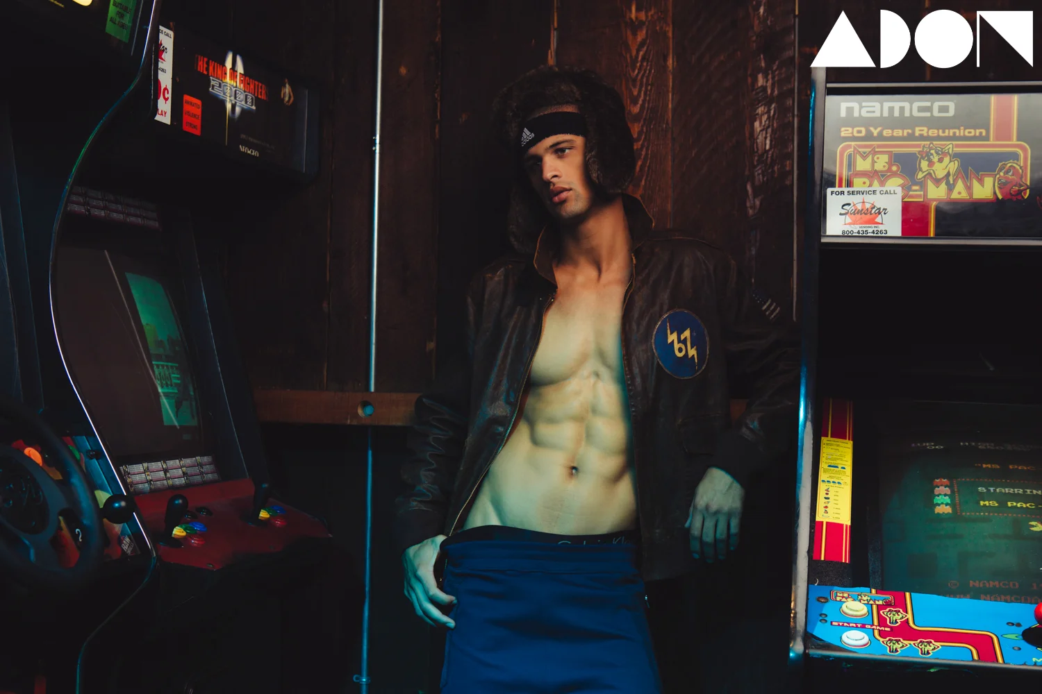 Head band by AdidasJacket by Ralph Laurenshorts marc by Marc. Fur HatRalph Lauren