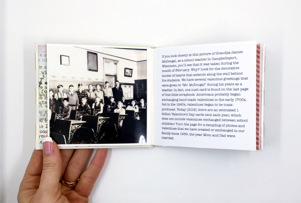 To create a connected story like this one, I generally start with an "older" photo—not necessarily a vintage photo, but a photo that depicts something from an earlier time period that you still do/observe today. 