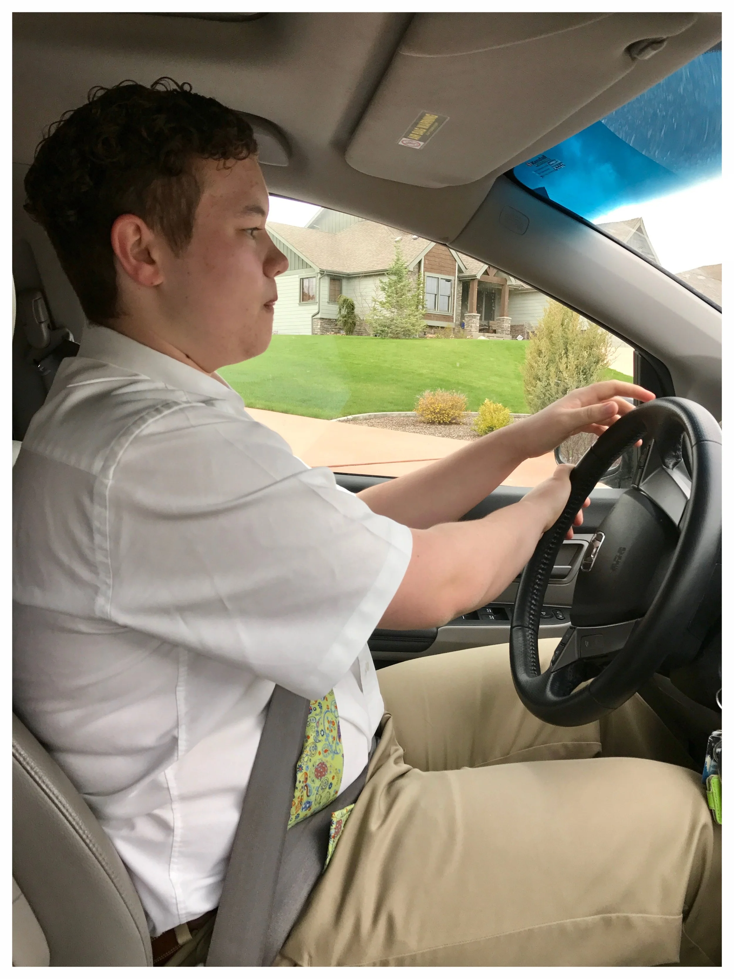 My most cautious driver yet!