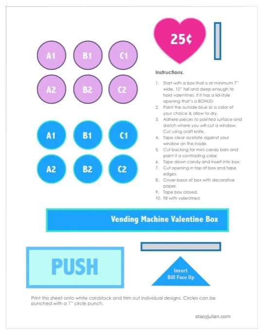 Vending Machine Valentine Box・Live Your Story with Stacy Julian