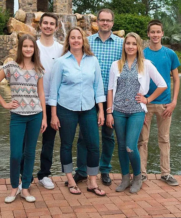 Alaina and her family. 