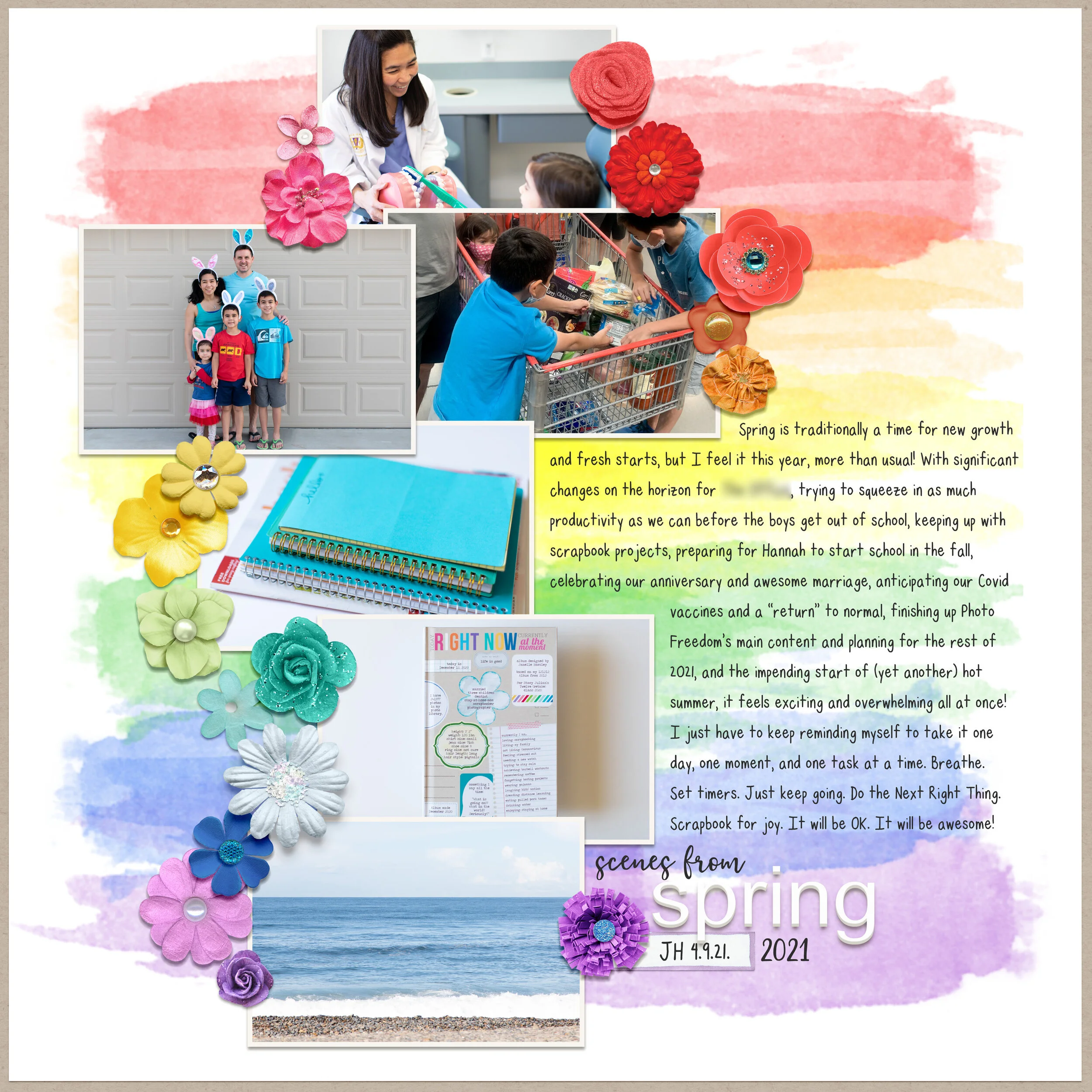 Janelle’s M&amp;M challenge page.