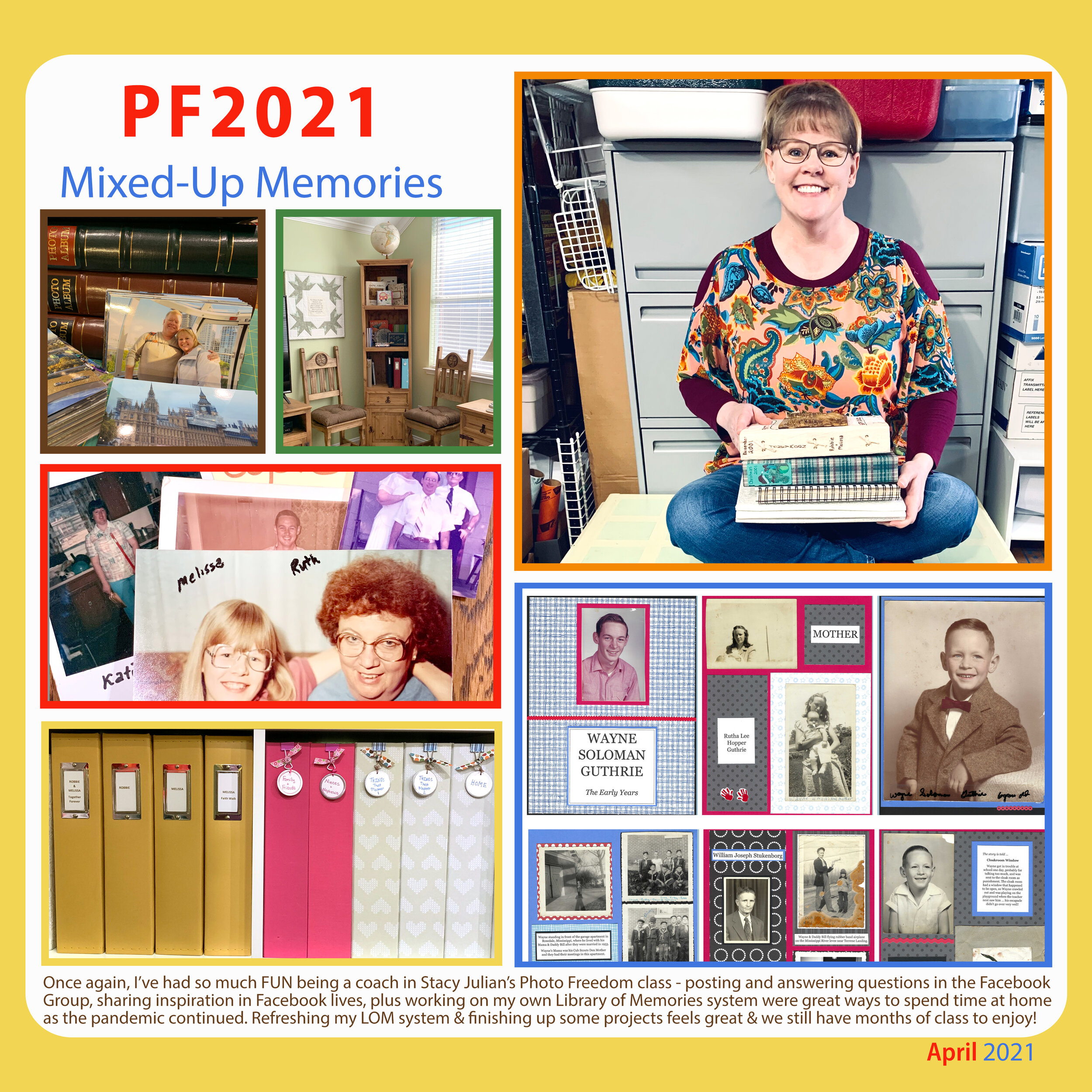 Melissa’s M&amp;M challenge page.