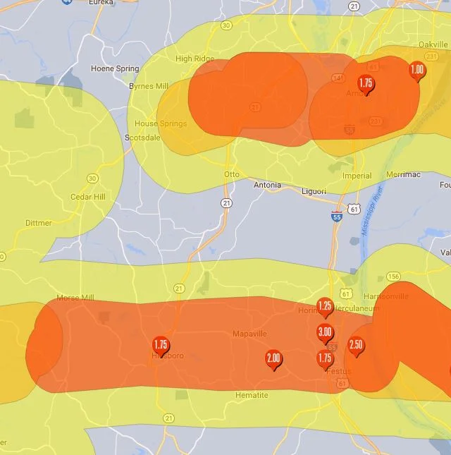 NEW STORM HITS ST. LOUIS METRO