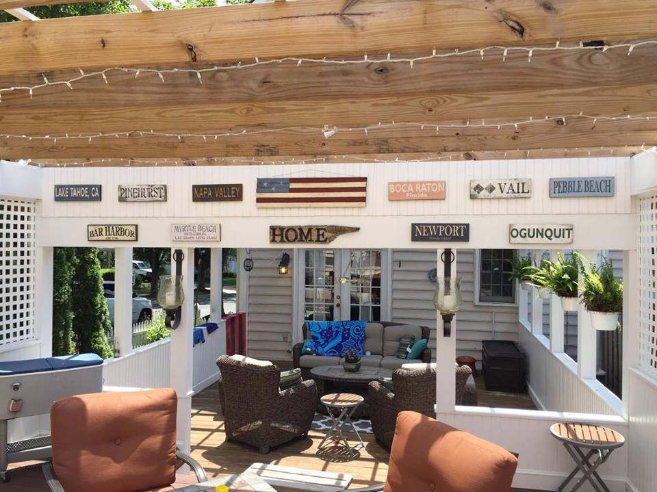 A beautiful display of PTT signs by one of our valued customers.
