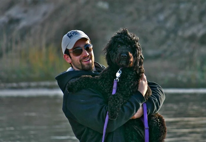 Dan with Shea, one of his very fist clients