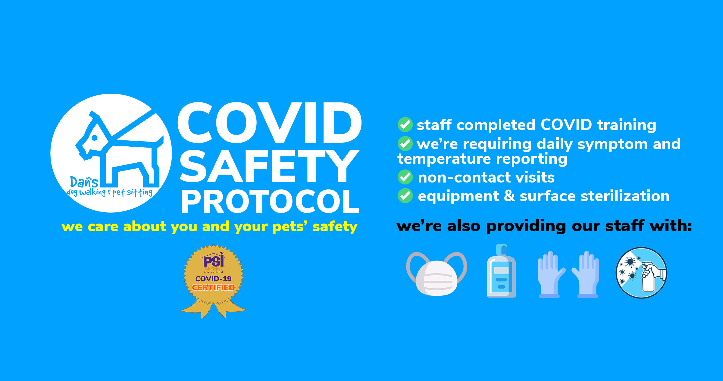 dan's dog walking and pet sitting