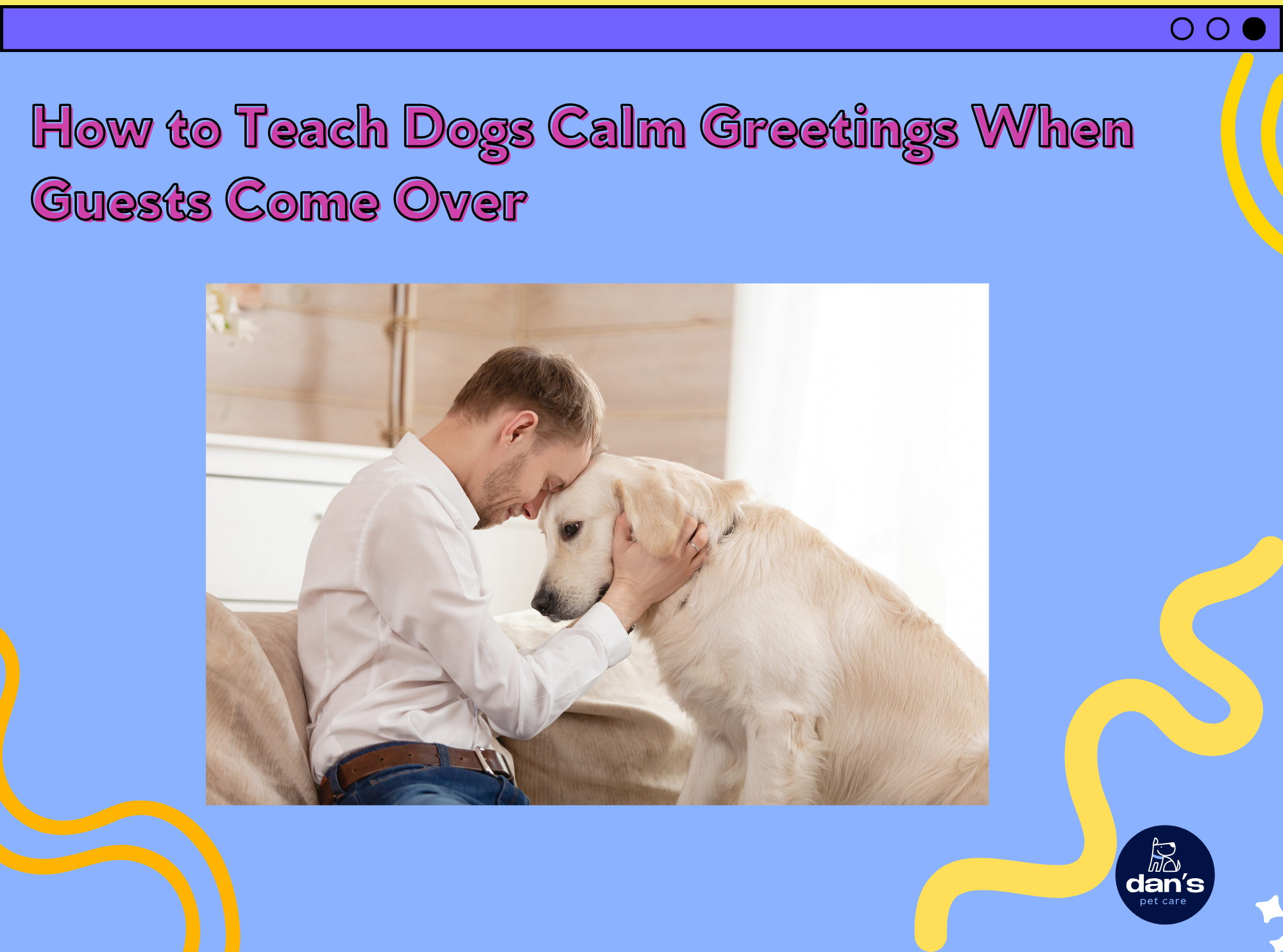 How to Teach Dogs Calm Greetings When Guests Come Over