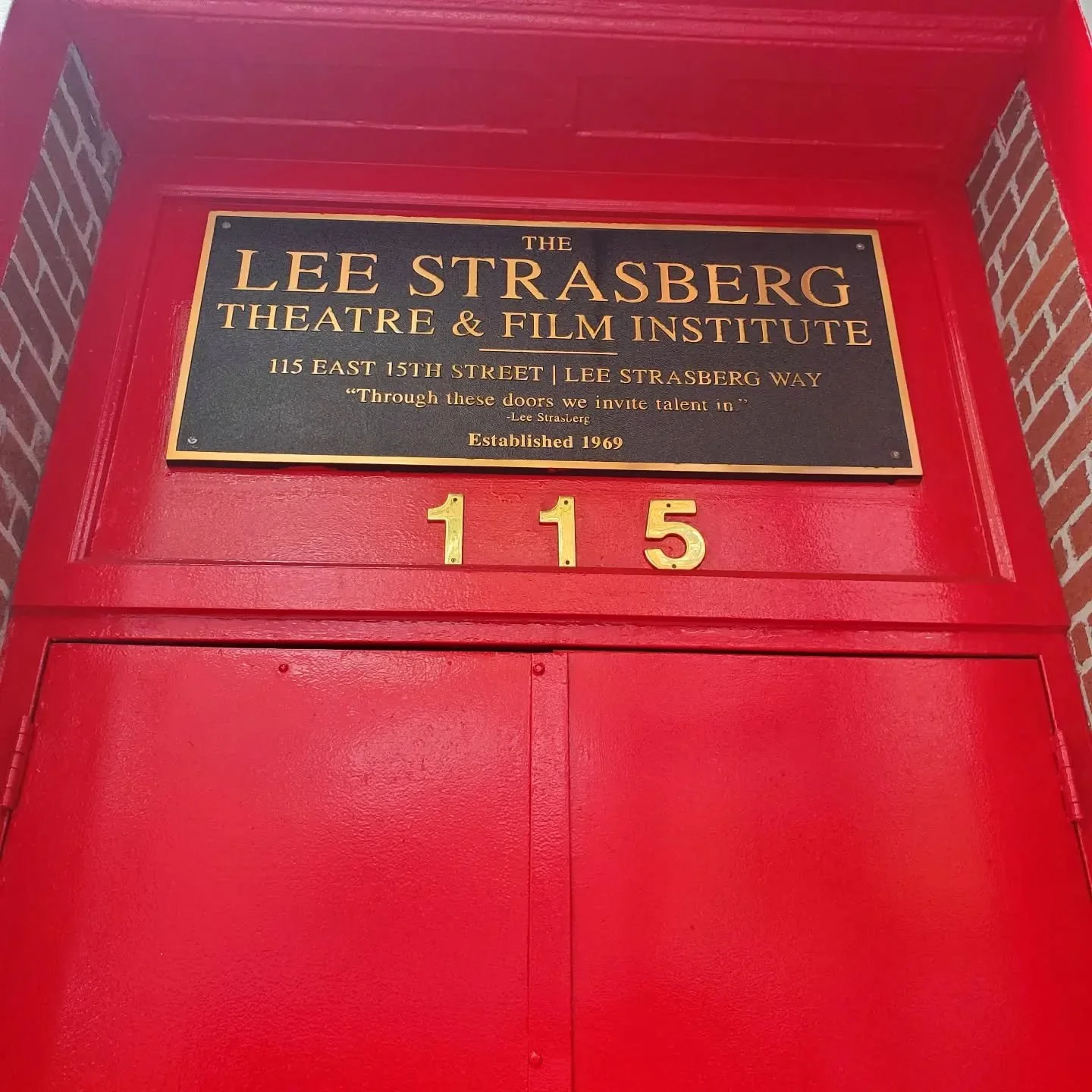 Joy and passion. It was a highlight of my artistic life to study acting here, however briefly. 💓💫 @strasberginstitute