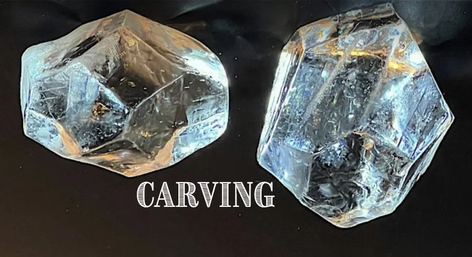 Ice Diamond Carving Class for Cocktails 