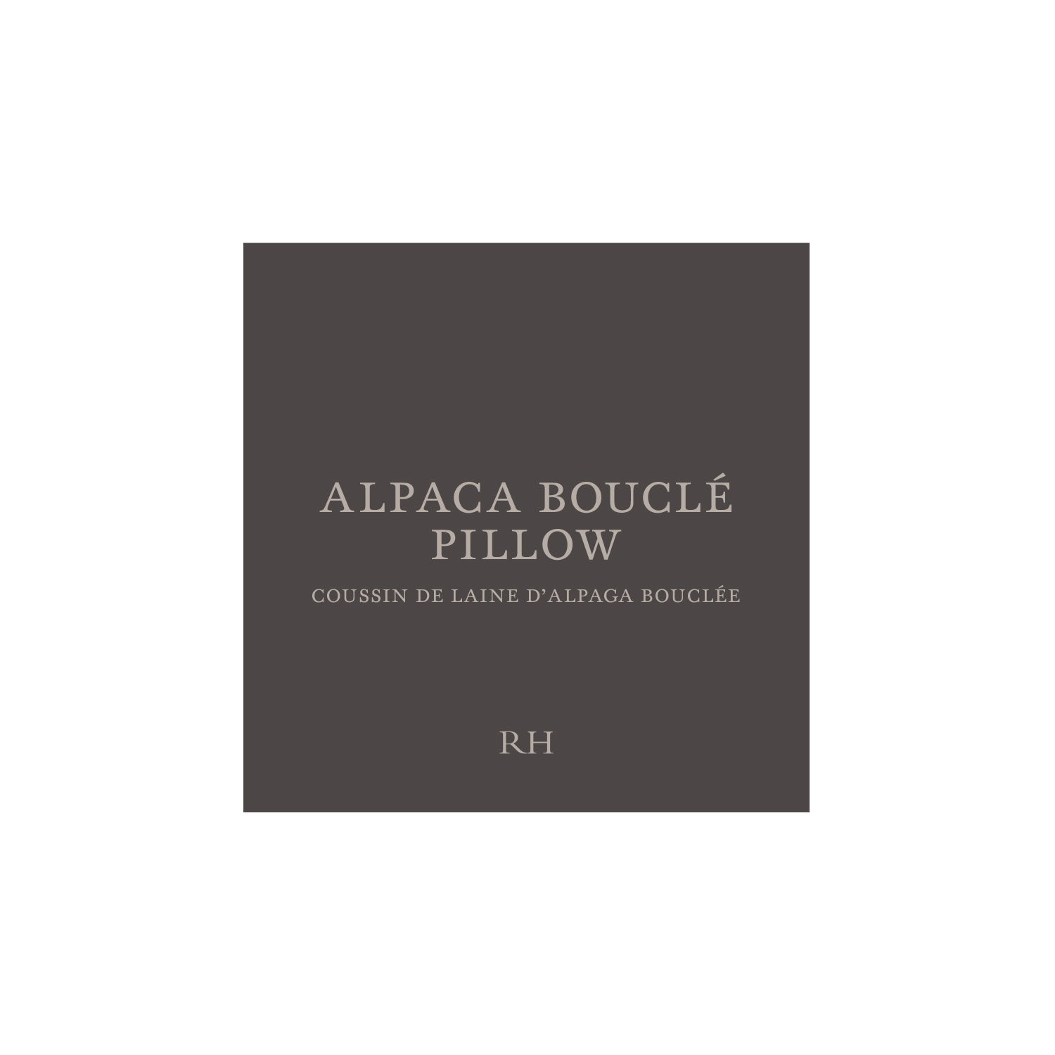 Alpaca Bouclé Hang Tag