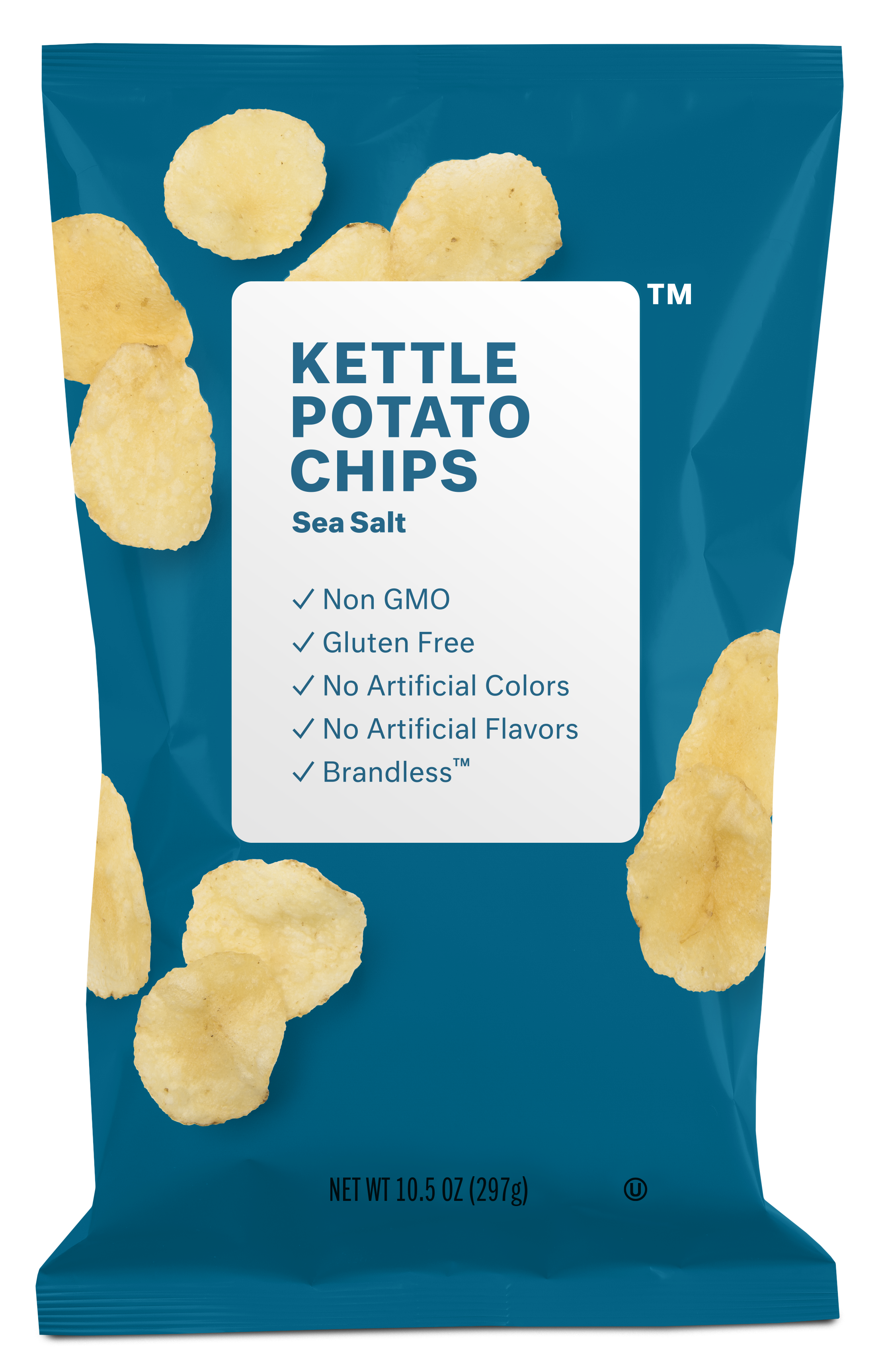 Brandless Kettle Potato Chips: Sea Salt