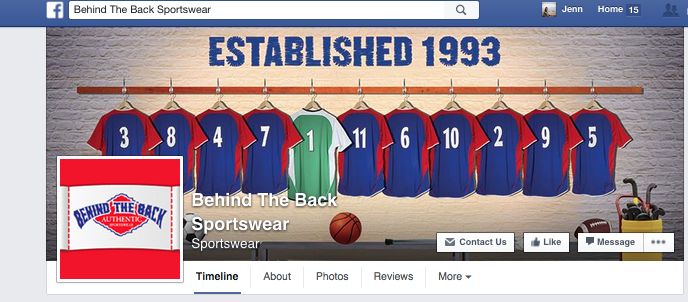  This is a cover photo created for a sportswear store. I wanted the photo to contain the equipment from the sports that the store sells gear for. I also wanted one jersey to stick out from the rest in the sense that this store is #1 for sports gear! 