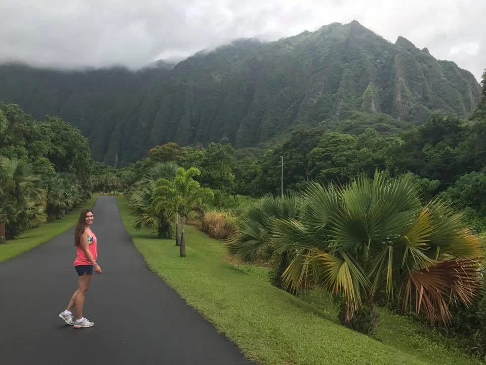 Oahu, after a 14 hour flight, serious jetlag, and disbelief that this is a real place. Right after a rainstorm!