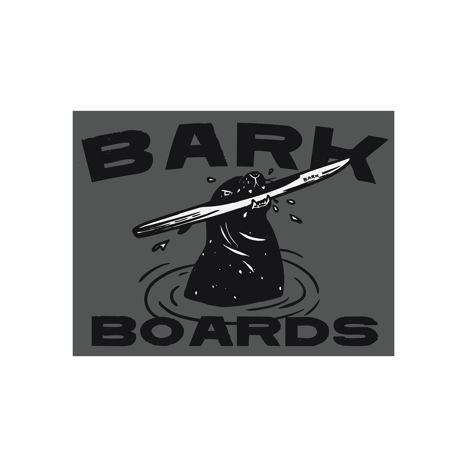 Channel Crossers Sticker- Yellow — Bark Paddleboards