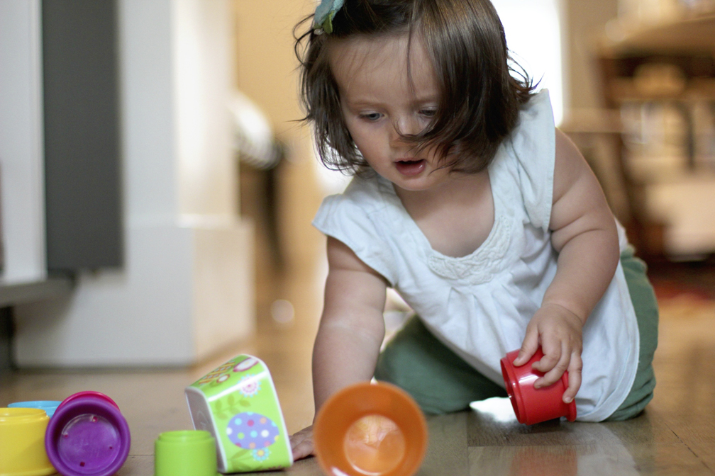 Alice is at the age where nesting cups and bowls and tupperware are the funnest toys.