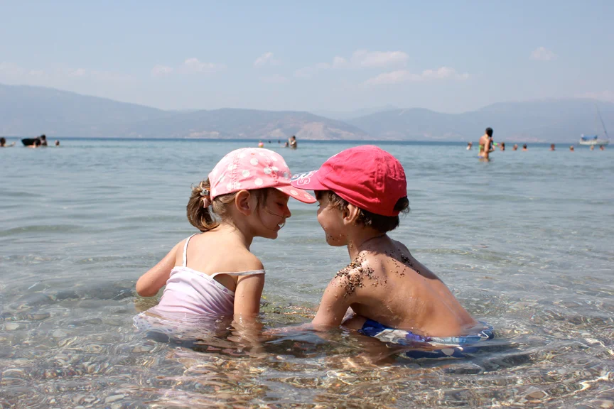 Twins, Constantina and Anastasis, are only a few weeks younger than Everett.