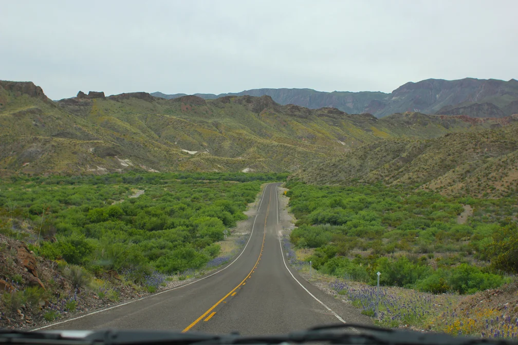 Seven hours of driving and we still had a couple more to go on the final stretch to Presidio and beyond.