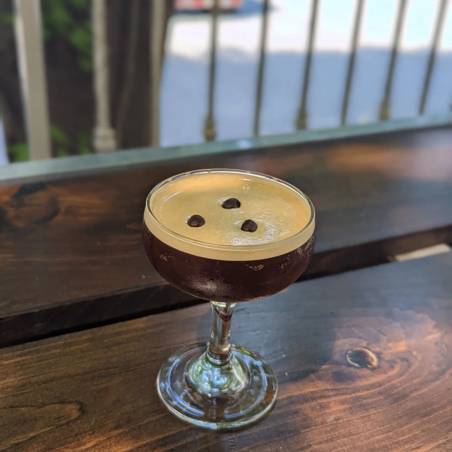 The Pony Espresso

1.75 oz. House Espresso Amaro
.75 oz. Kahluah
.25 oz. 2:1 Turbinado

Heavy shake and double strain and add 3 espresso beans

We also have our take on the Halekulani again this week. It's basically a bourbon tiki punch and it's a th