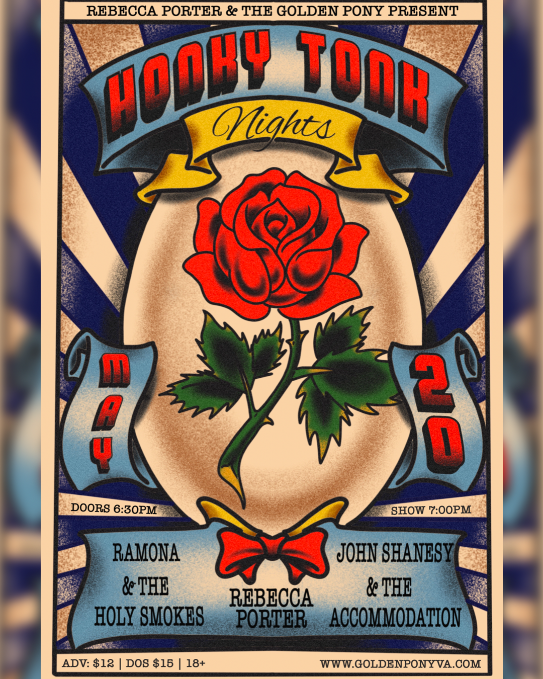 Honky Tonk Night at The Golden Pony (21+)