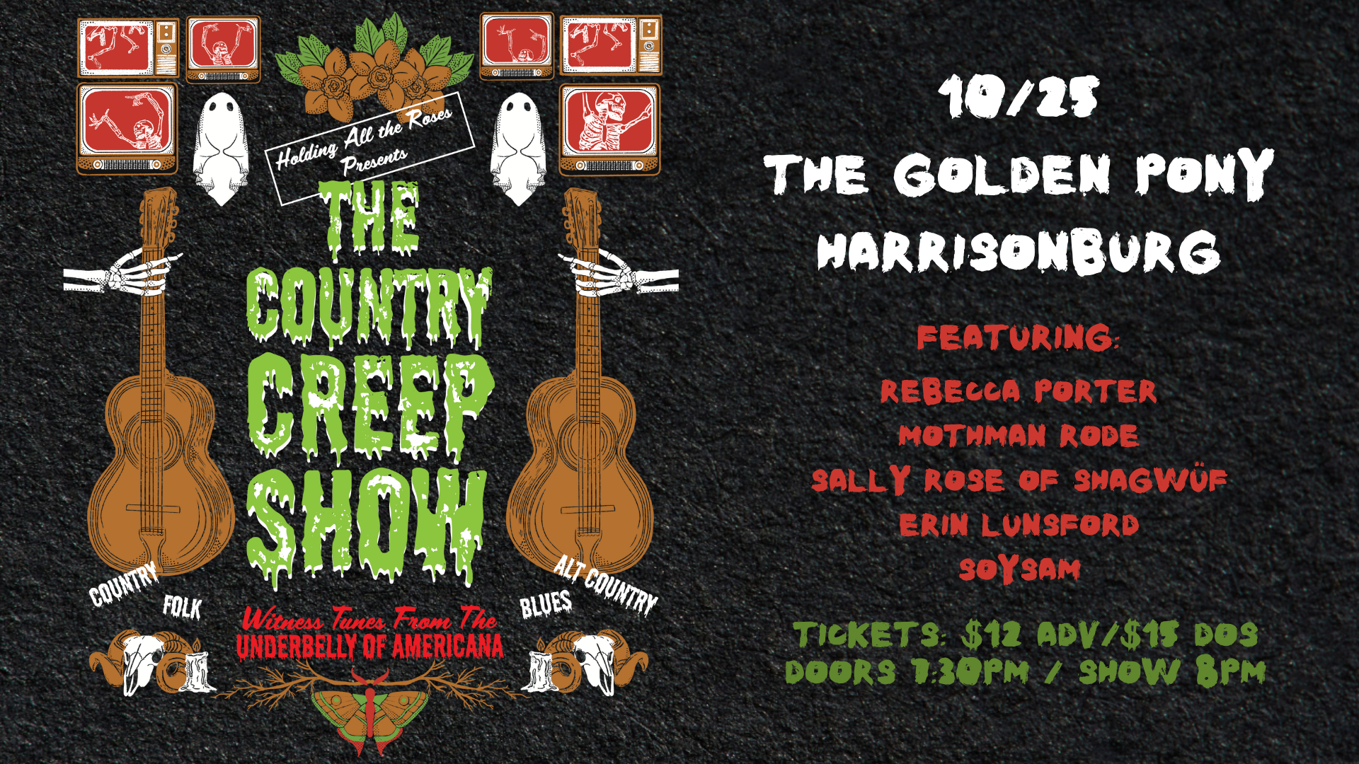 Country Creep Show at The Golden Pony (18+)