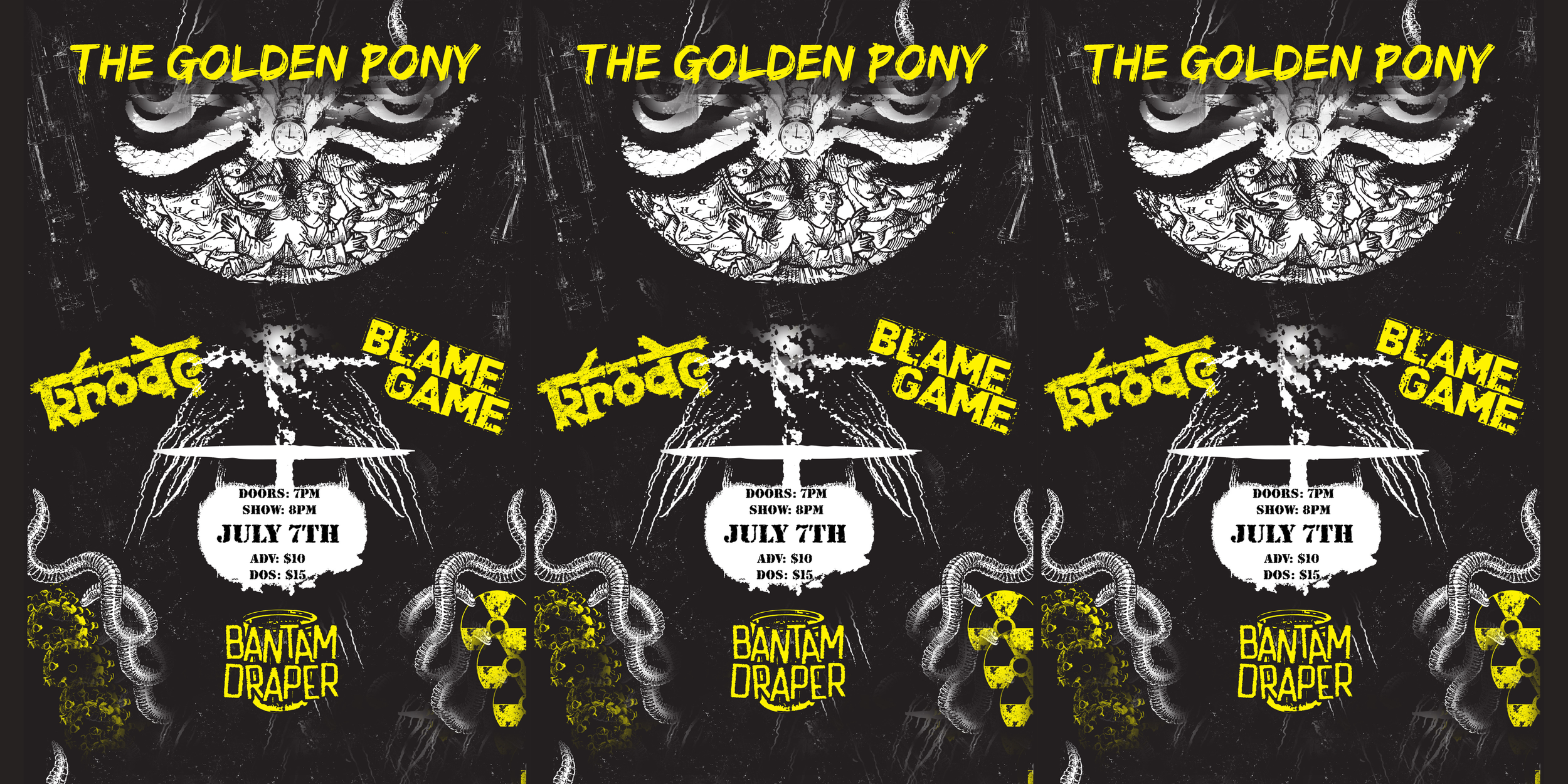 Krode w/Bantam Draper, Lionel Johns &amp; Greyrot at The Golden Pony (18+)