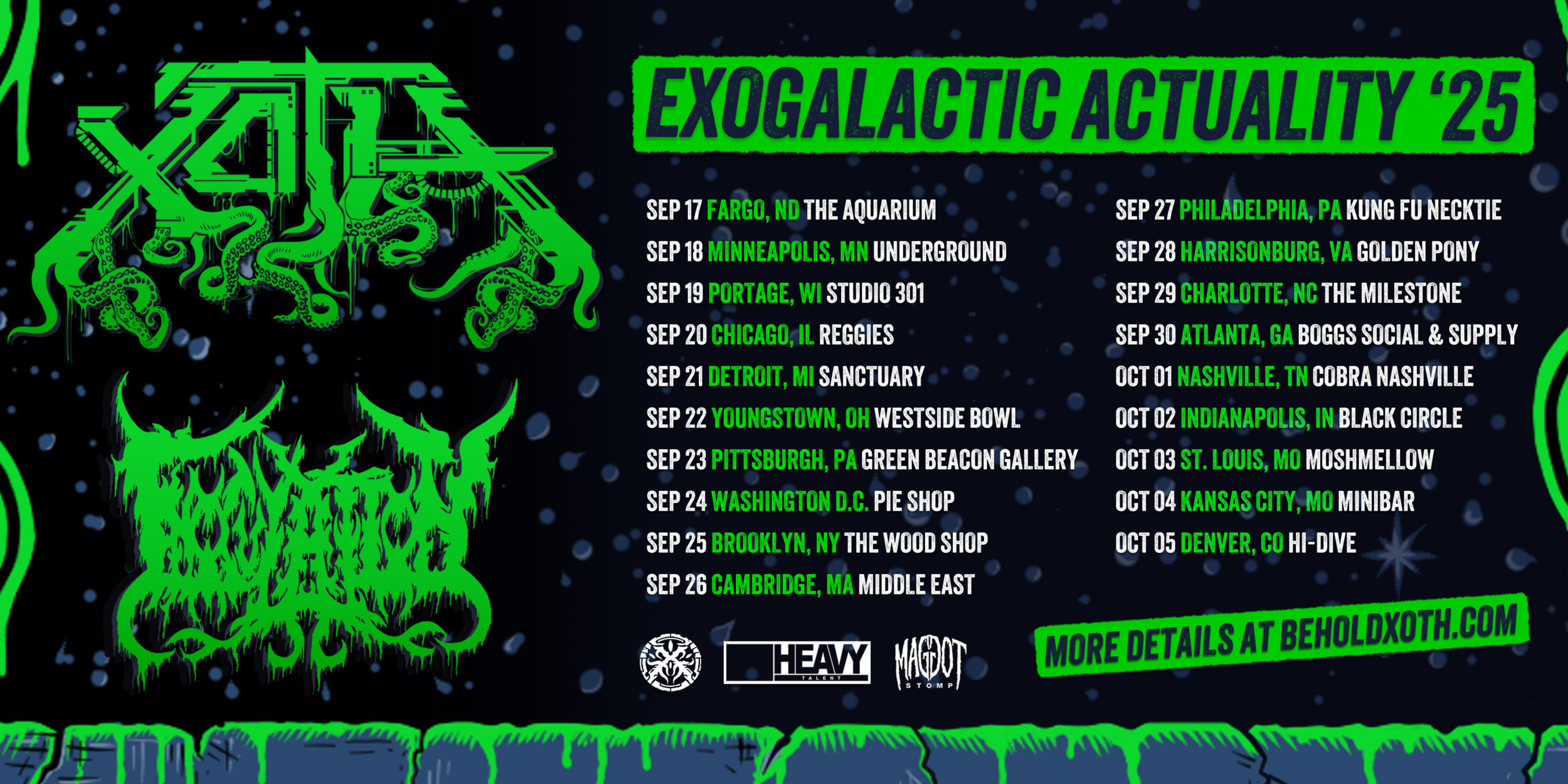 Xoth w/Inoculation, Lay Waste, Aeonia at The Golden Pony (18+)