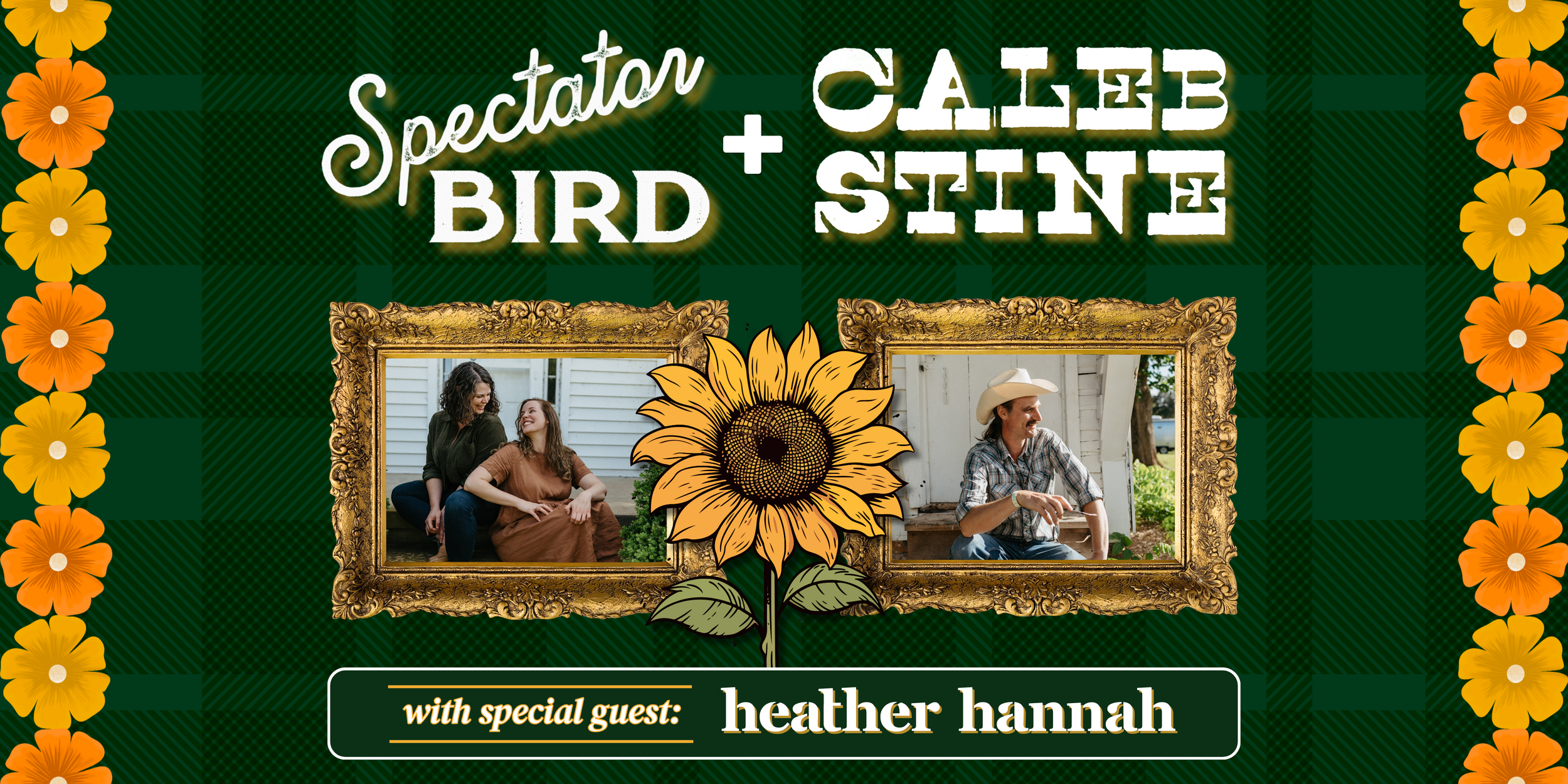 Spectator Bird + Caleb Stine w/Heather Hannah at The Golden Pony (18+)