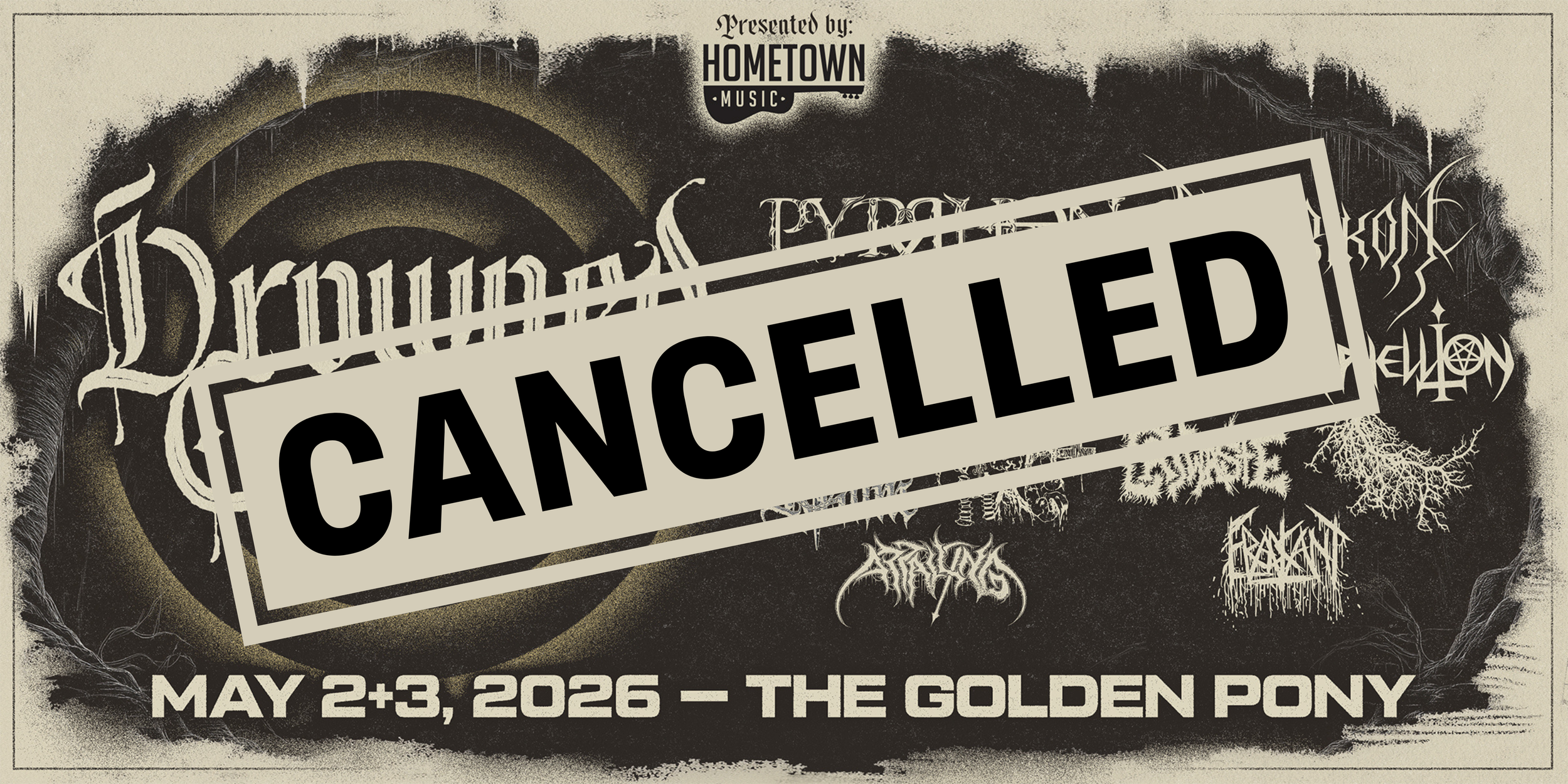CANCELLED: Drowned Cavern Metal Festival
