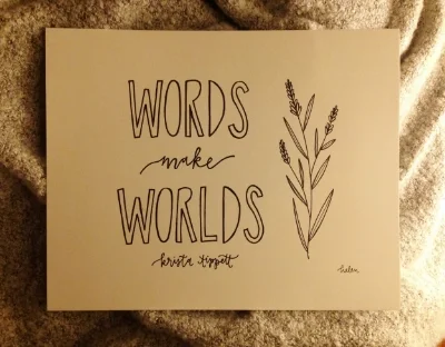 I was honored to be asked to make some pieces to help promote Krista Tippett's new book, Becoming Wise . Her work on On Being has profoundly affected this season of my life - check out the link below to order her book!
