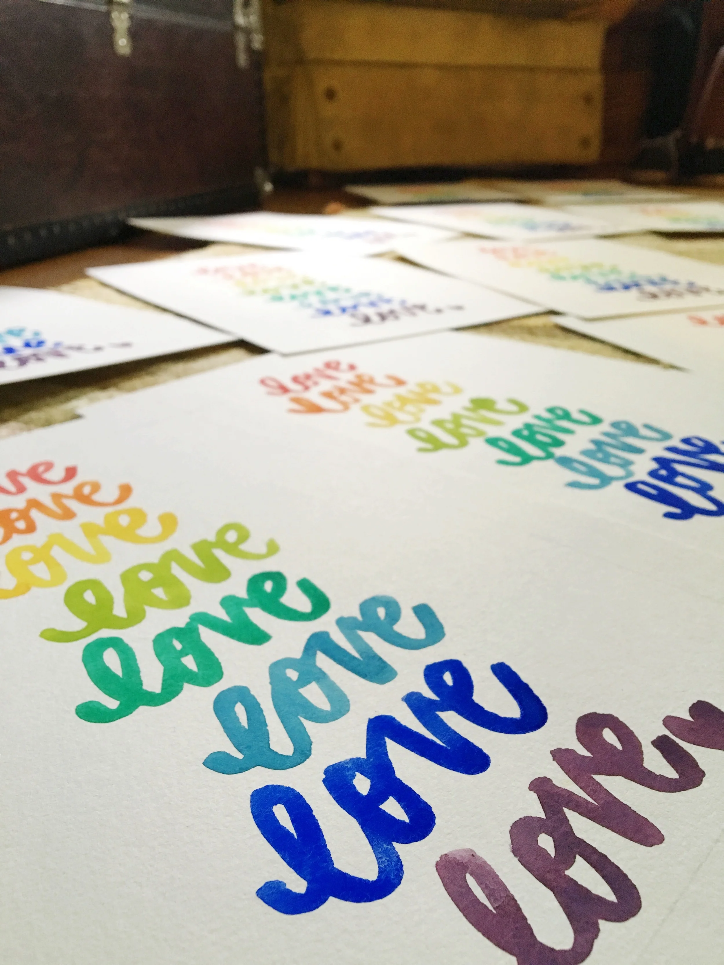 YOU GUYS. Thanks to your orders of these Love Is Love pieces, $475 was donated to the Human Rights Campaign. Thank you, thank you, thank you! When the world seems dark and overwhelming, even a little something like this makes a huge difference. <3