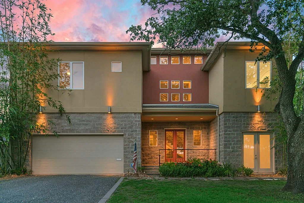 Great Listing!! Price Recently Decreased - Was $1,150,000. This home is a unique non-traditional 3 story must see home!! It consist of 4 Bedrooms, 5 Bathrooms, and a 5 Car climate controlled garage w/room for a lift up to 10 cars! Great value per sq. ft. Open living spaces on 2nd floor, game room on 1st floor, heated pool & spa, covered patio, stunning balcony, permanent green space lot on east side of property, Viking appliances, spacious bedrooms, elevator shaft built in, PEX Plumbing & more. Great home for entertaining. *Only the garage & 1st level flex room flooded during Harvey* BUT Never Flooded Before Harvey!!! Close to Downtown, NRG, Med Center, Galleria, 610 Loop, and I-69. Home subject to the following schools: Twain Elementary School, Pershing Middle School, Bellaire High School IF YOU WOULD LIKE MORE INFO & TO SEE THIS PROPERTY - PLEASE GO TO MY CONTACT PAGE...HOUSTON STRONG!!!