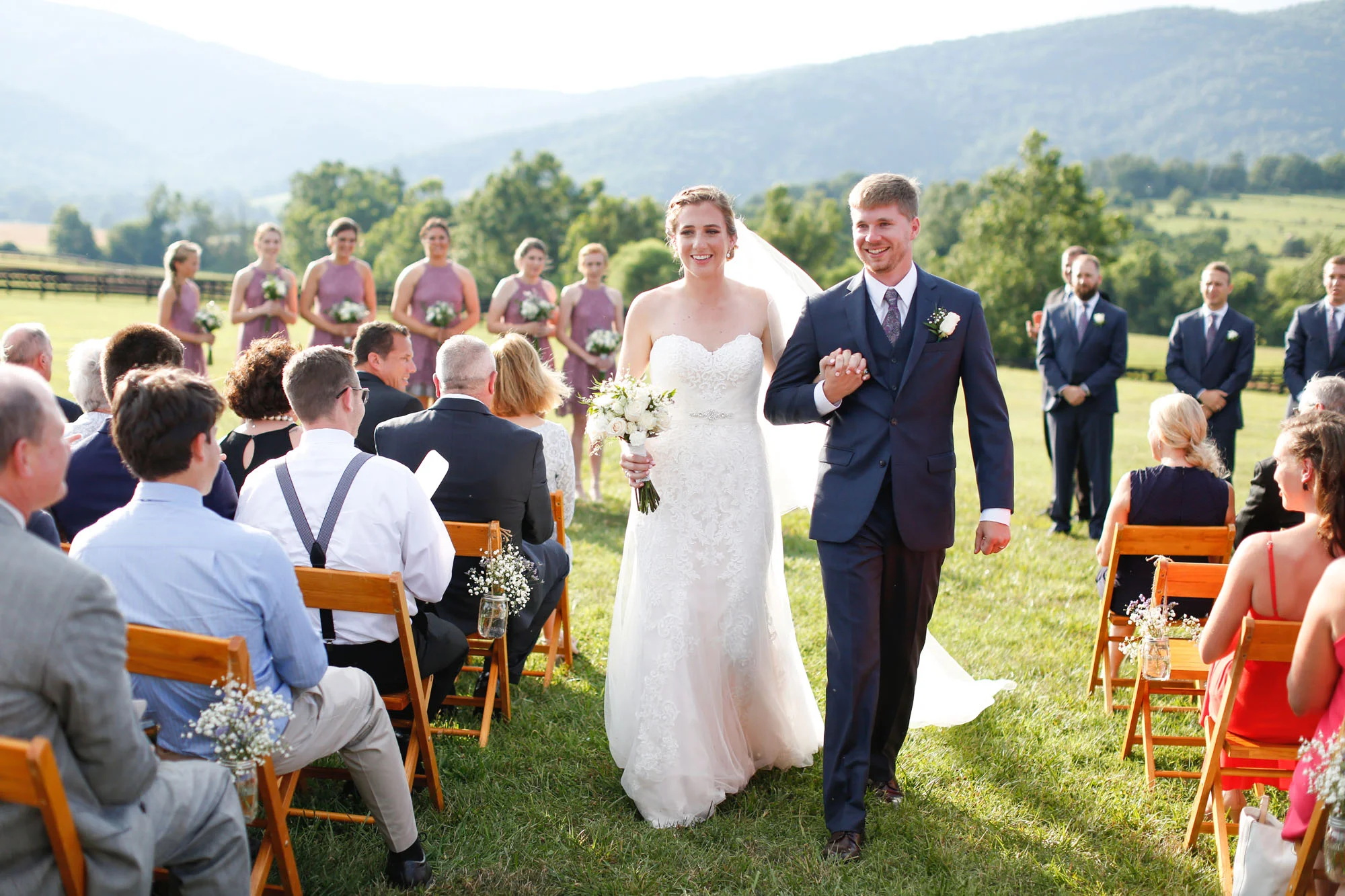 7/7/17 Crozet, VA - Cody and Mady's Wedding at King Family Vineyard.
Photo Credit: Amanda Maglione