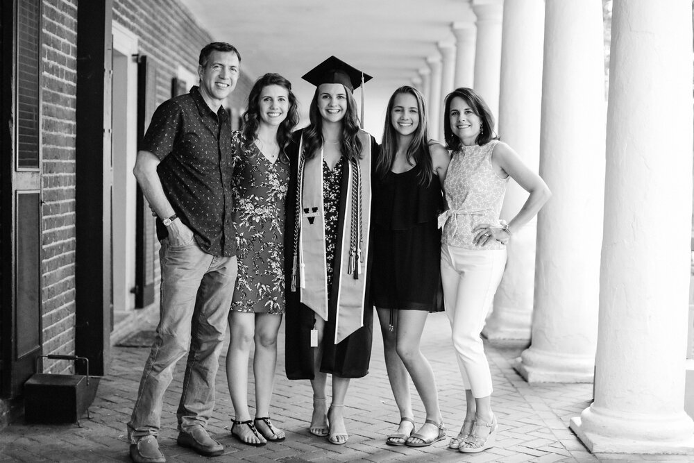  5/18/19  Charlottesville, VA  - Reichle family after UVA graduation.Photo credit: Amanda Maglione 