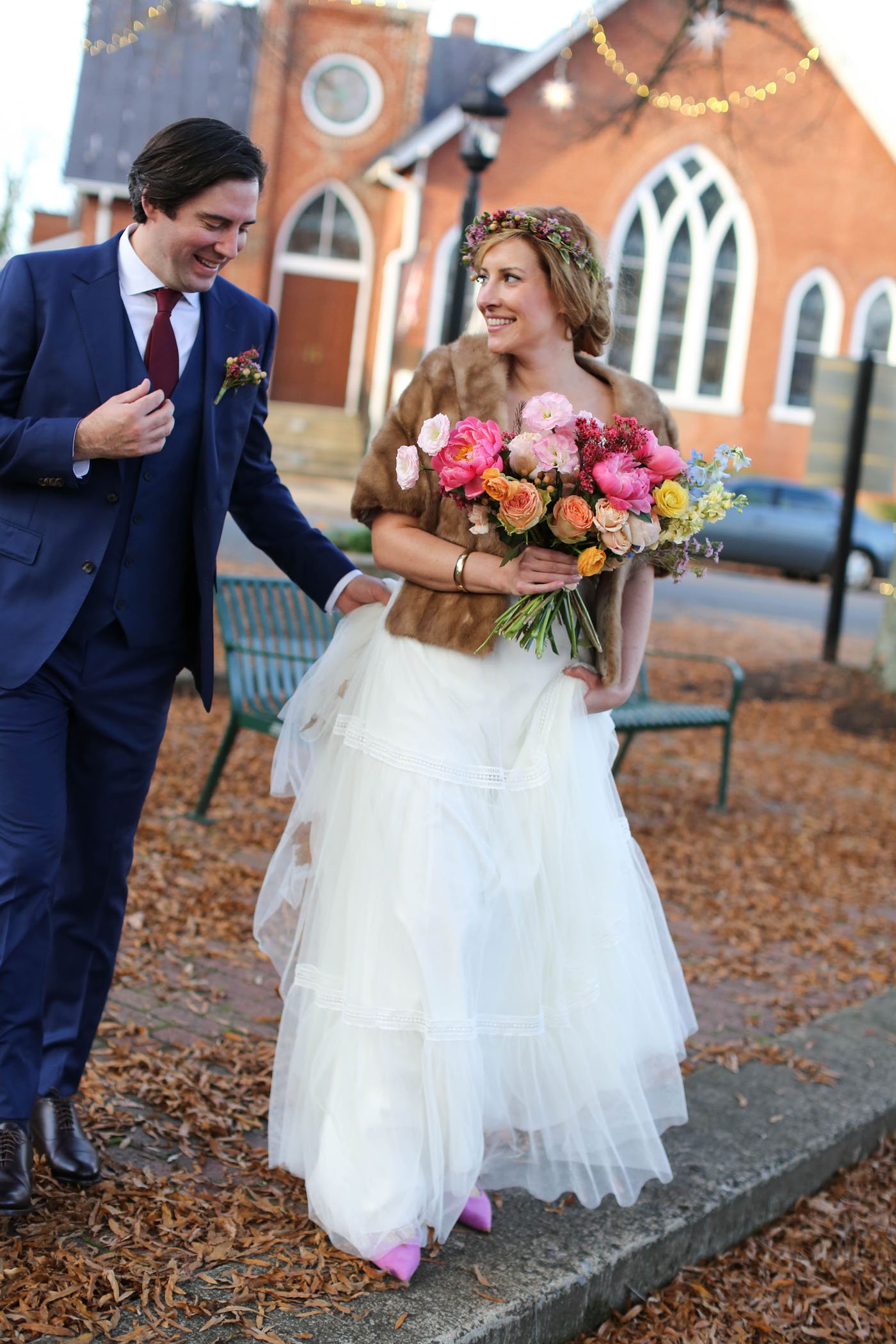  11/14/20  Orange, VA - Betty Cabell and David Elopement - Wedding at Holladay House Bed and Breakfast.Photo credit: Amanda Maglione 