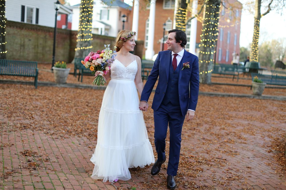  11/14/20  Orange, VA - Betty Cabell and David Elopement - Wedding at Holladay House Bed and Breakfast.Photo credit: Amanda Maglione 
