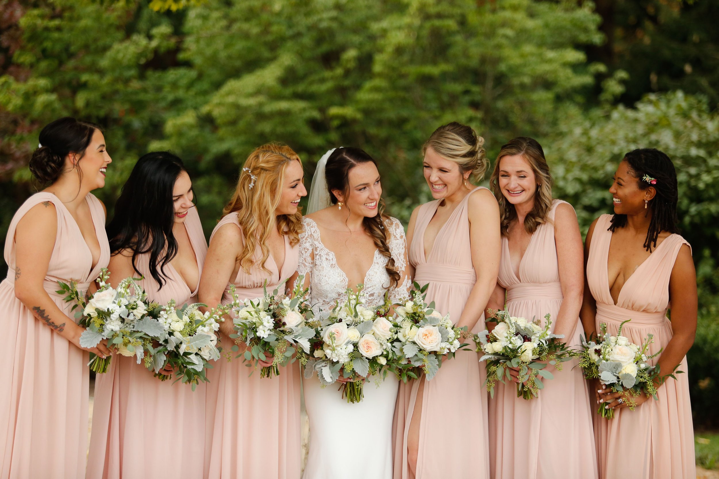  10/22/21 - Charlottesville, VA - Jill and Charles Cahoon Wedding at Keswick Vineyards.Photo credit: Amanda Maglione Photography 