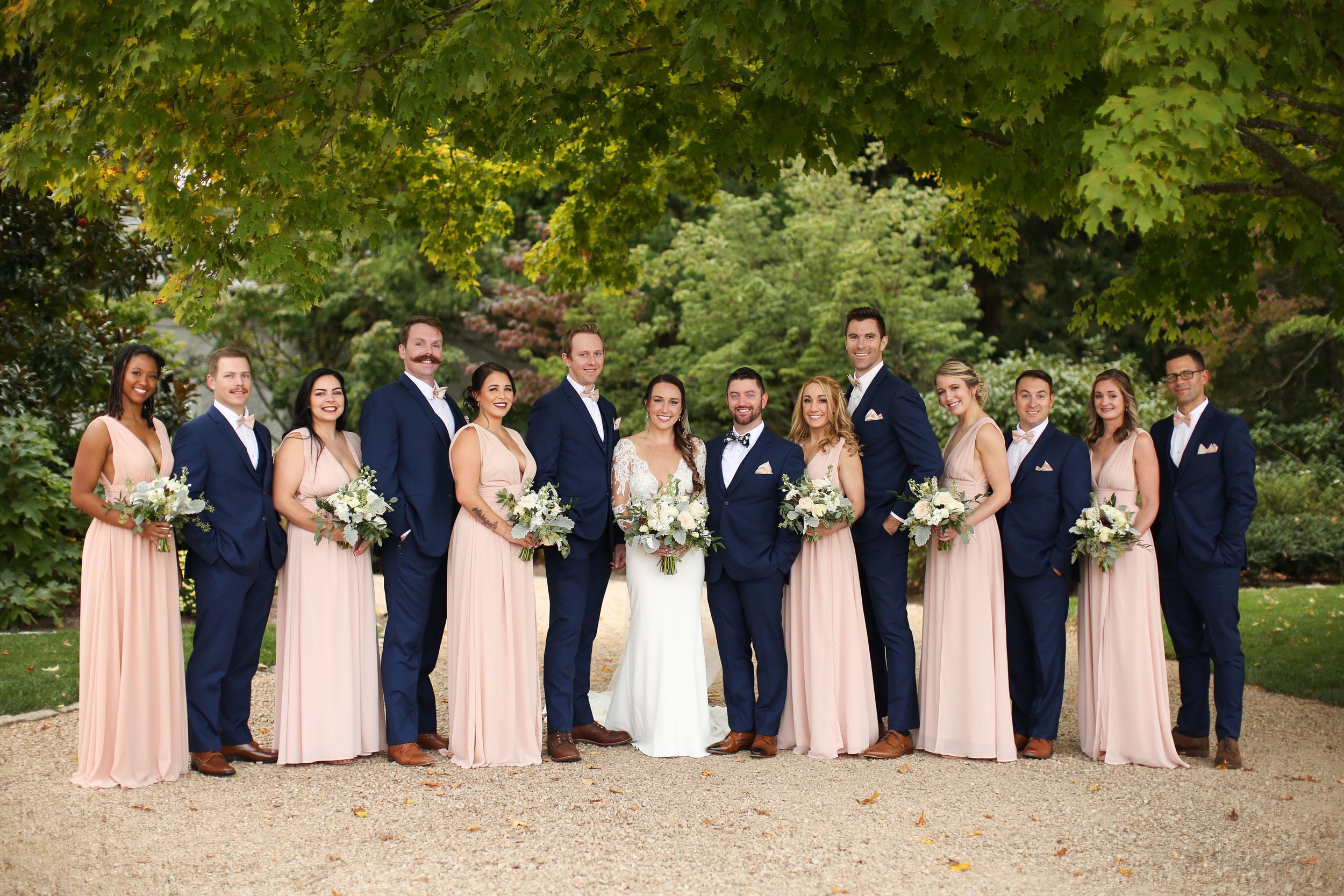  10/22/21 - Charlottesville, VA - Jill and Charles Cahoon Wedding at Keswick Vineyards.Photo credit: Amanda Maglione Photography 