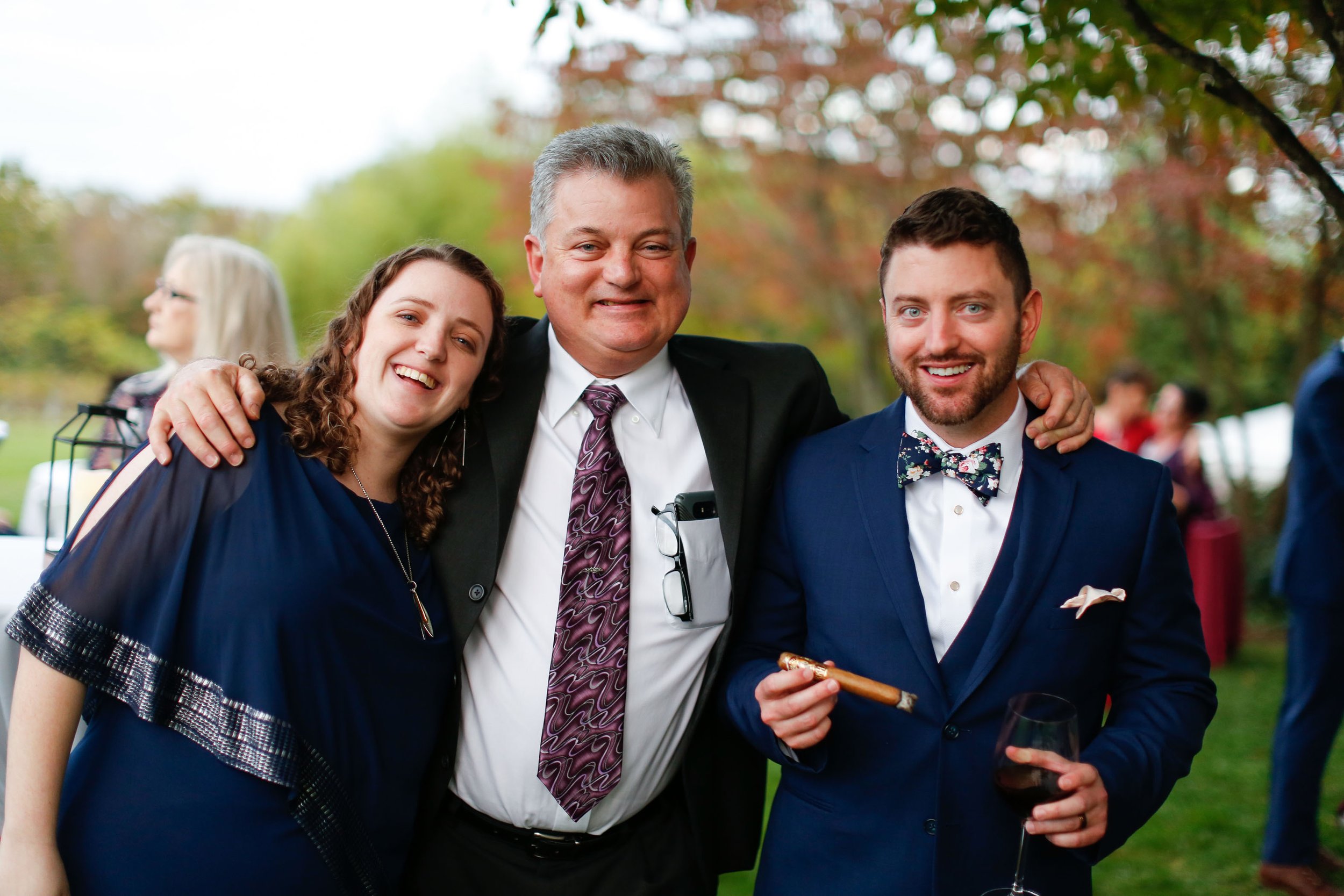  10/22/21 - Charlottesville, VA - Jill and Charles Cahoon Wedding at Keswick Vineyards.Photo credit: Amanda Maglione Photography 